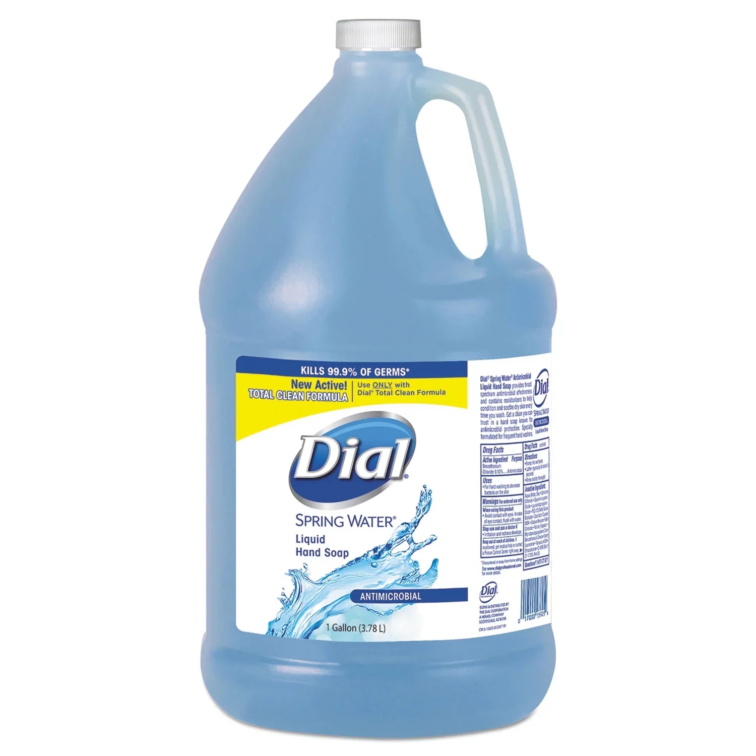 Antibacterial Liquid Hand Soap, Spring Water, 1 Gal | Bundle of 5