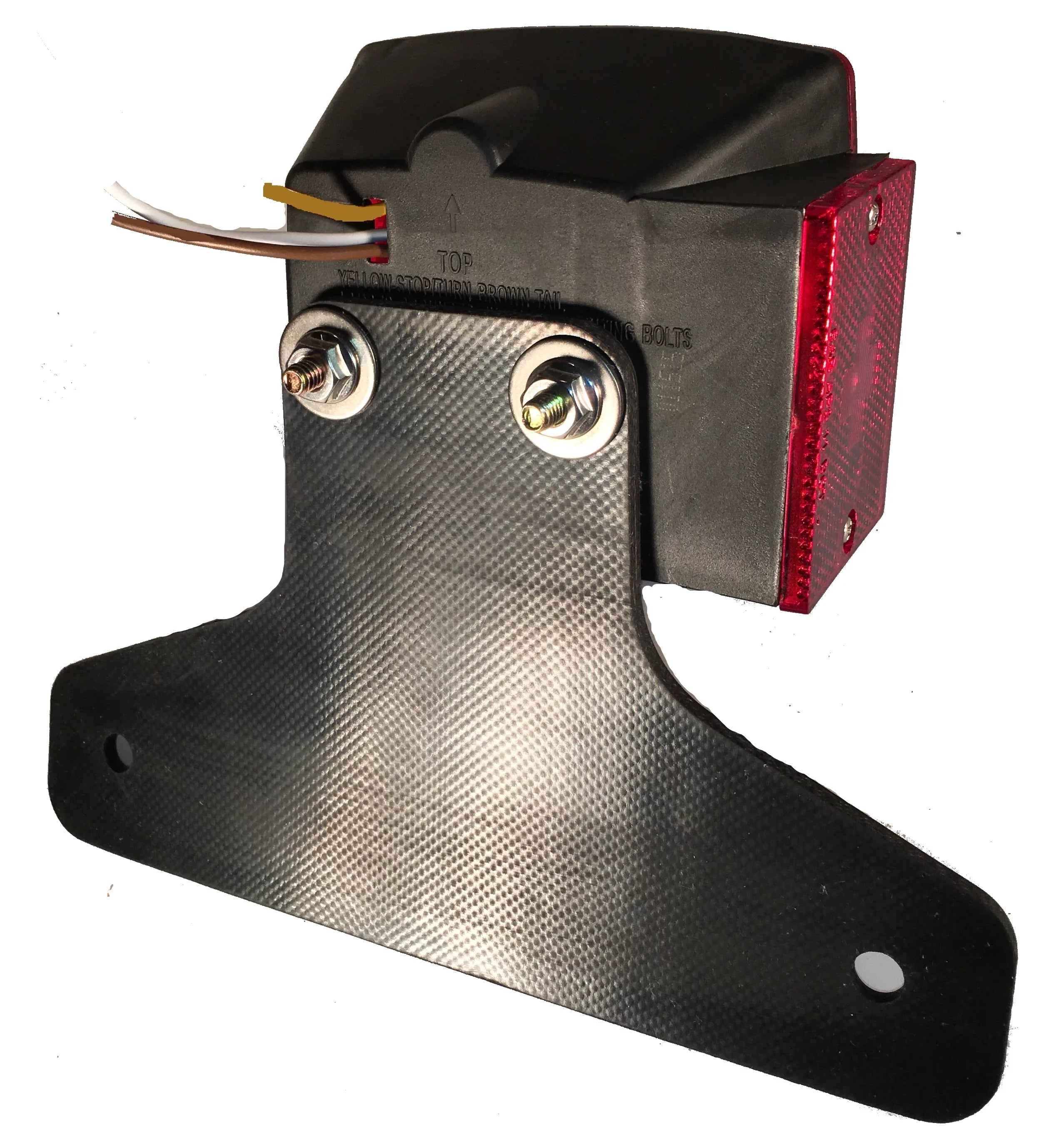 SurePlate TM Trailer/Truck EM16001 Rubber License Plate Holder Bracket, Economy-Max