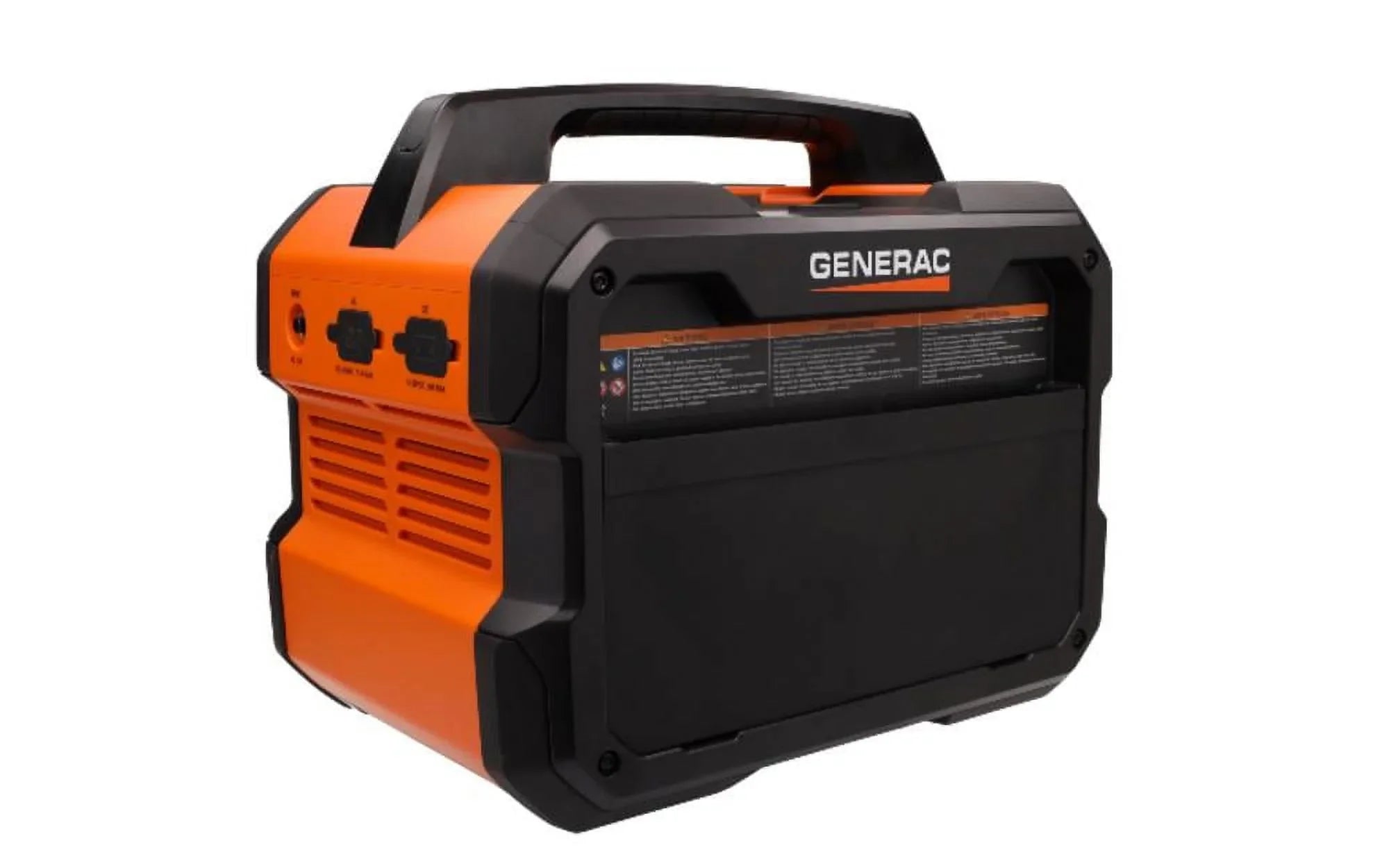 Generac 8025 Power Station 1600/3200 Watts 1086Wh Battery Powered Portable Generator - Solar Panel Charging