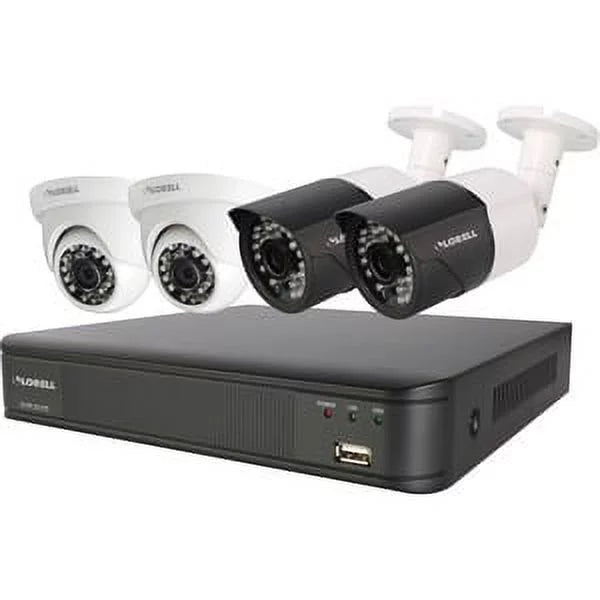 Lorell proof 5 Megapixel Security System Digital Video Recorder, Camera