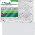 Filterbuy 14x24x4 MERV 8 Pleated HVAC AC Furnace Air Filters (4-Pack)
