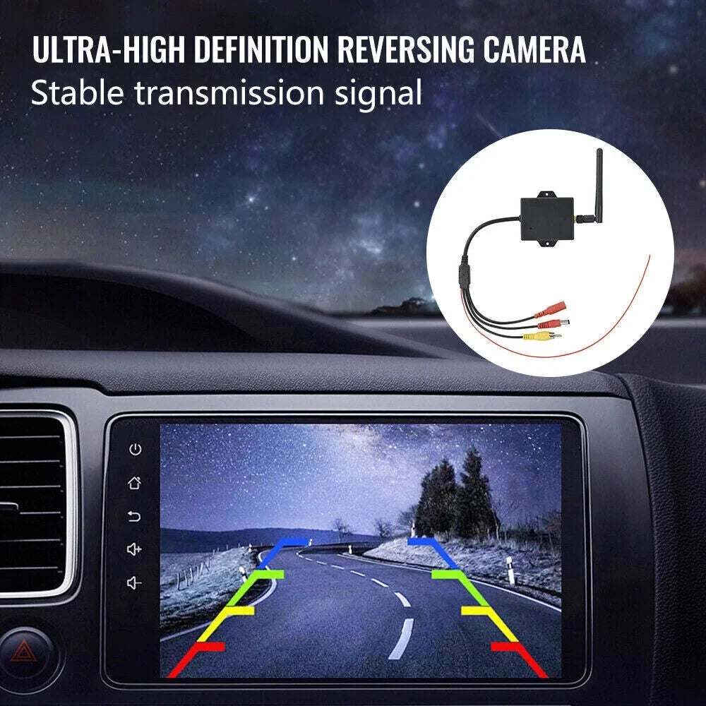 Easy Wireless Car Reversing Camera AV to Wifi Transmitter Module - Stable Signal, 50m Range - Optimal Rear View Camera