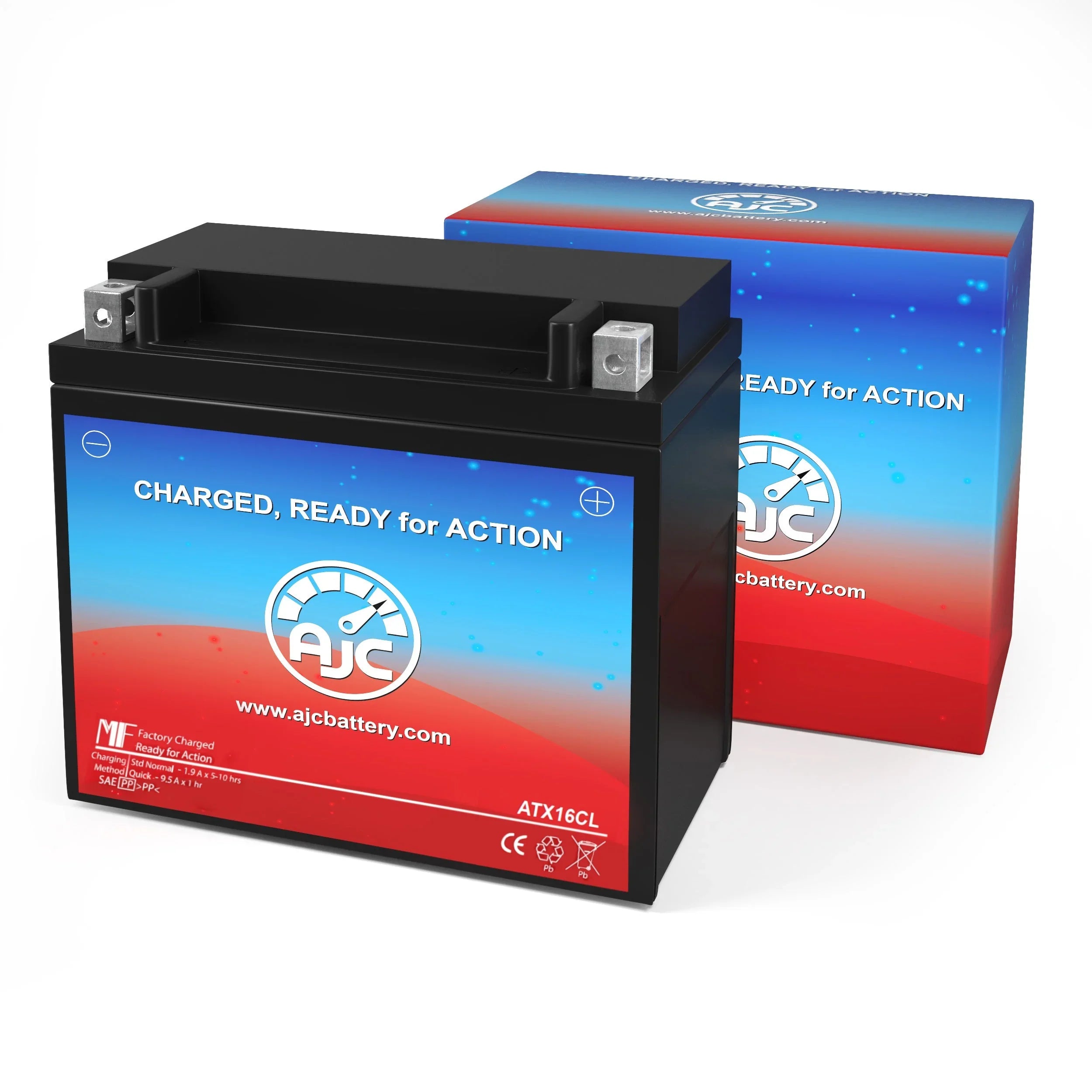 AJC Battery with Polaris Virage I 800 800CC Personal Watercraft Replacement Battery (2002-2004)