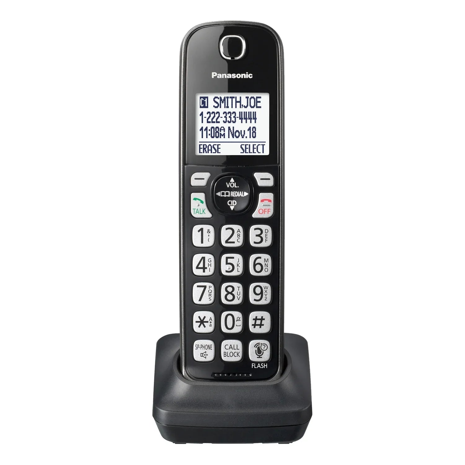 Panasonic KX-TGD66x Cordless Phone Accessory Handset, KX-TGDA66M