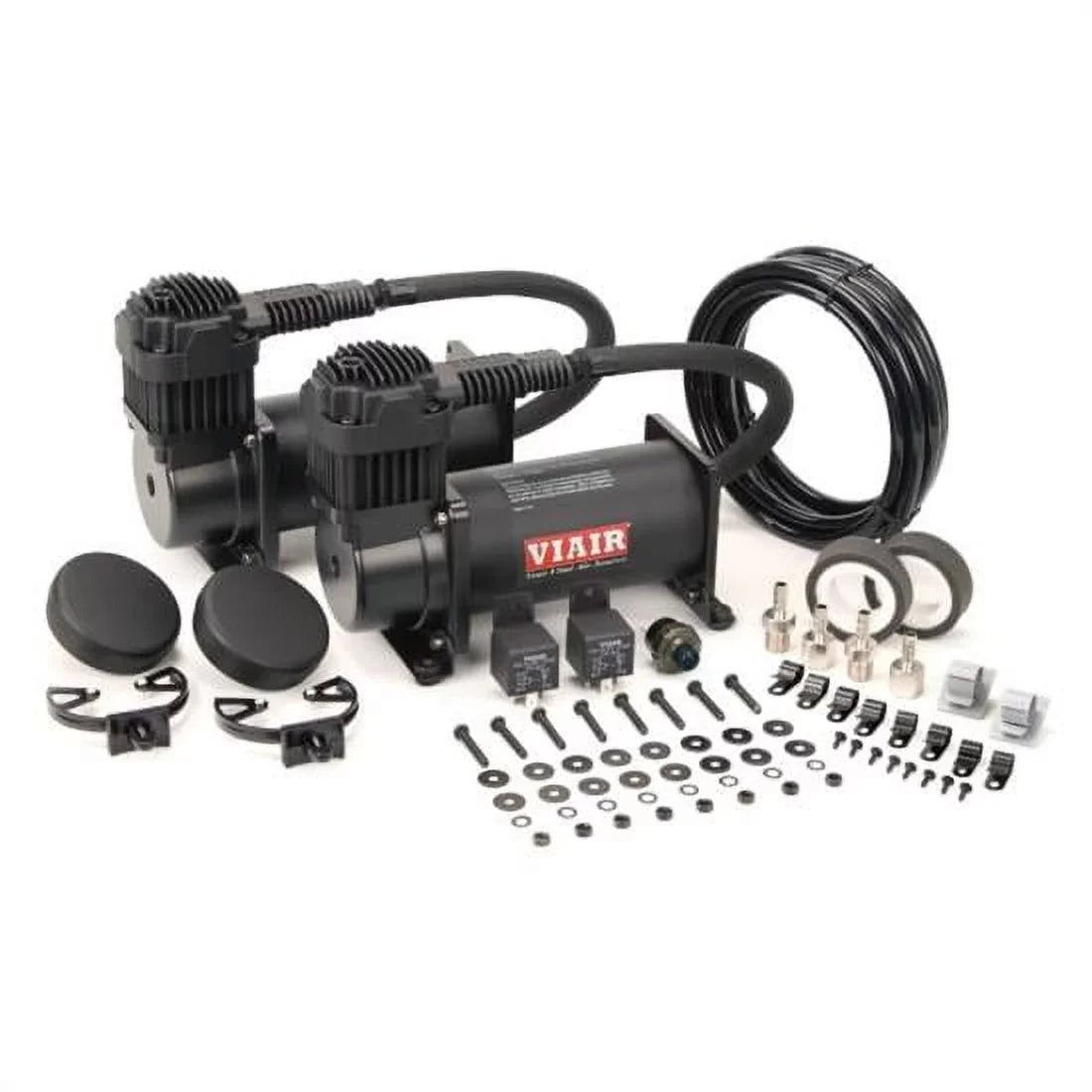VIAIR 40048 400C Dual On-Board Vehicle Air Compressors, Black