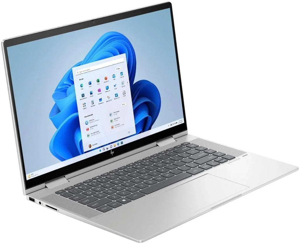 HP Envy X360 15 2-in-1 Laptop 15.6" FHD IPS Touchscreen 13th Gen Intel 10-Core i7-1355U 16GB RAM 1TB SSD Intel Iris Xe Graphics Backlit Thunderbolt USB-C HDMI B&O Win11 Silver + HDMI Cable