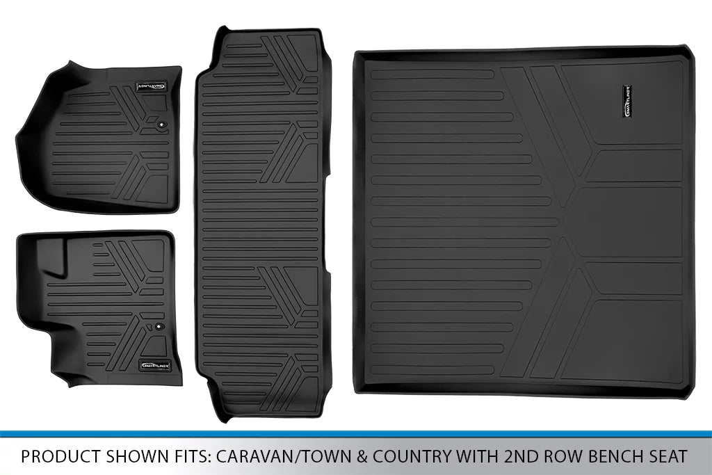 Smartliner 1st 2nd & Cargo Behind 2nd Floor Mat Grand Caravan/Town & Country