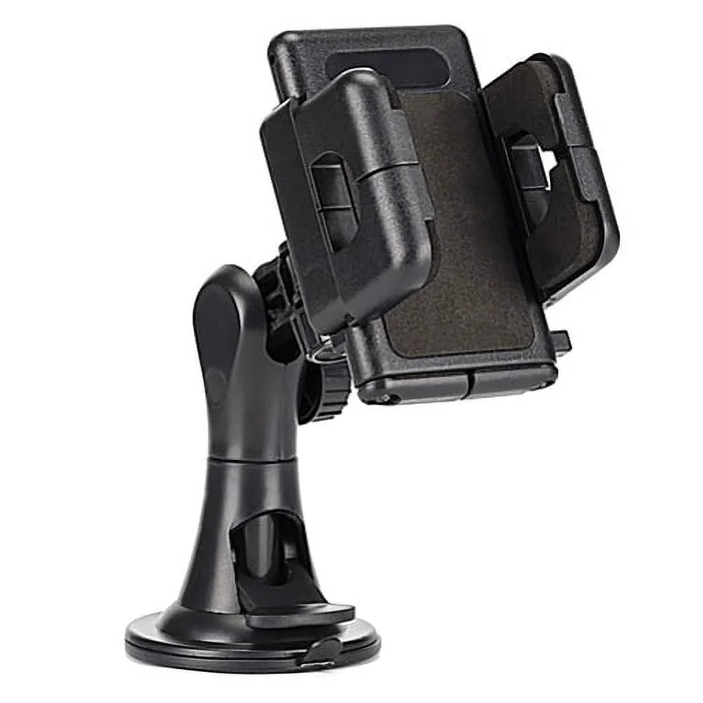 USB Cable w Car Mount, Retractable Type-C Charger, Dash Windshield Holder N2Z Samsung Galaxy A9 A50 A20 A10e - Sonim XP8 XP3 - Sony Xperia 5 10 Plus 1 - Xiaomi Redmi Note 7, Mi Mix 2 9T 9