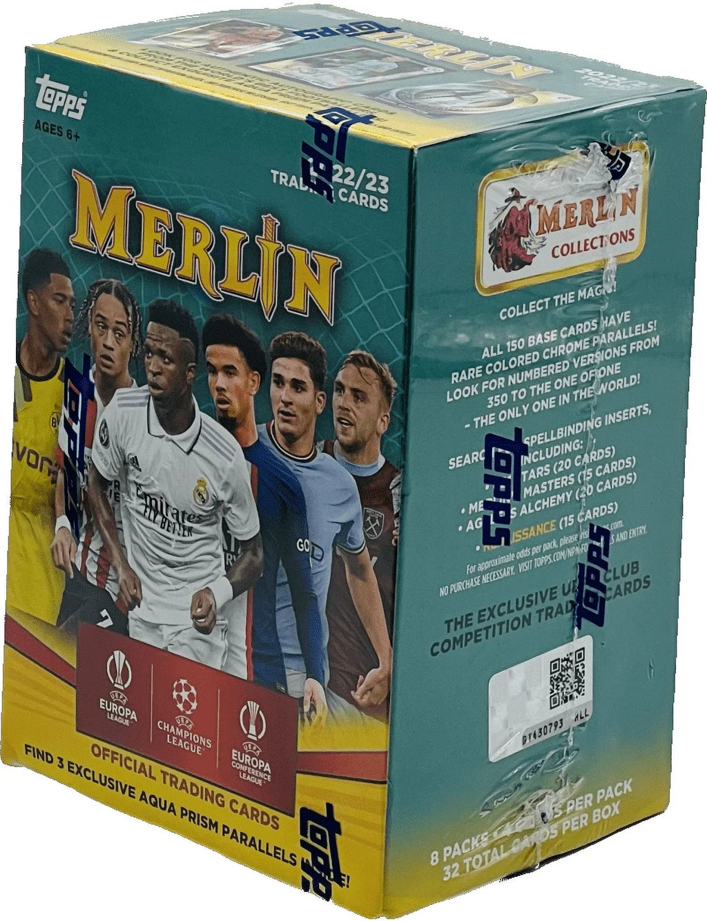 2022-23 Topps UEFA Champions League Merlin Soccer 8-Pack Blaster Box