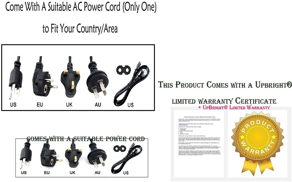 UPBRIGHT New 4-Pin DIN 20V 8A 160W AC / DC Adapter For Alienware Area-51m Laptop Notebook PC Power Supply Cord Cable Battery Charger Mains PSU (with 4 Prong Connector)