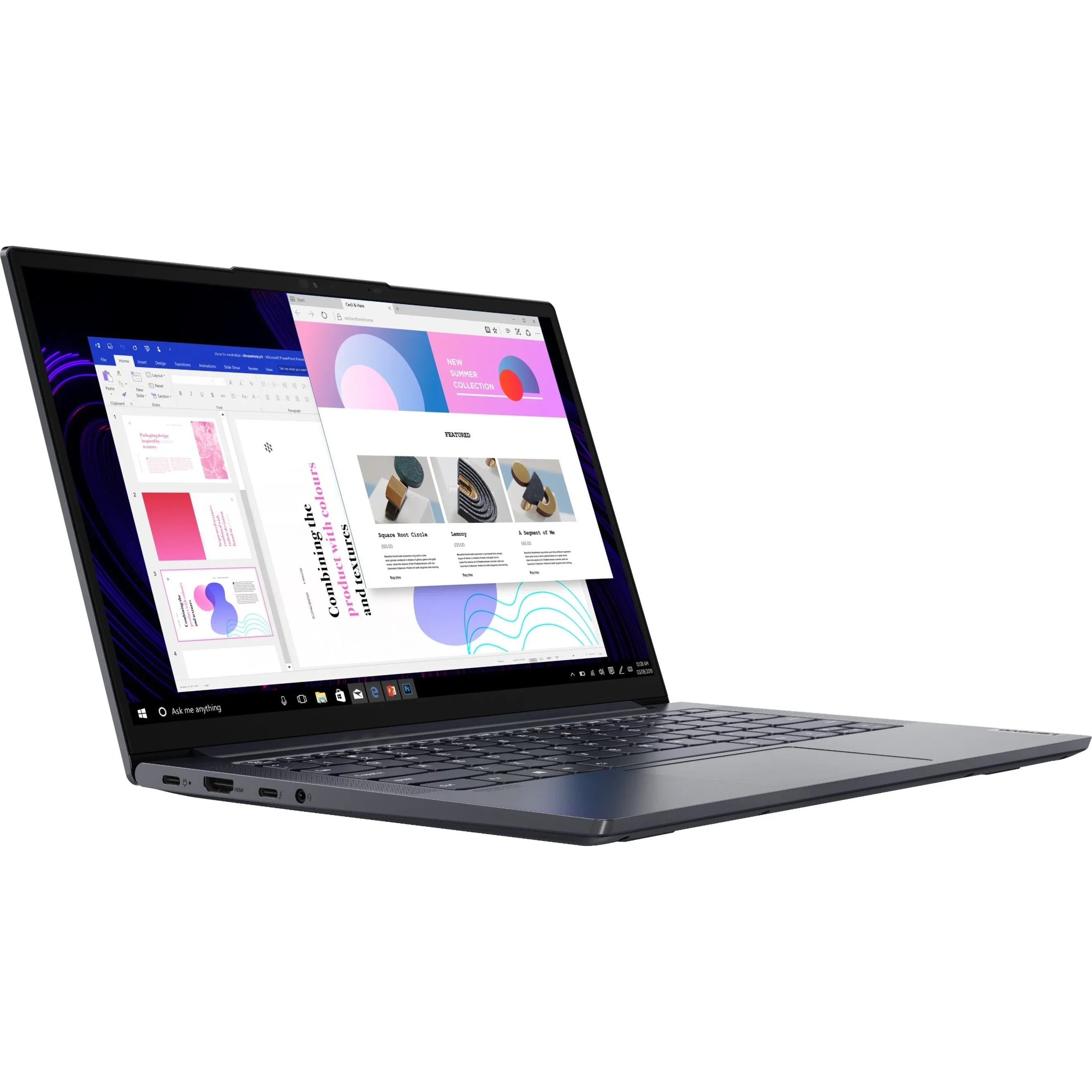 Lenovo IdeaPad Slim 7 14ITL05, 14\" Full HD, Intel Core i7-1165G7, Intel Iris Xe Graphics, 16GB RAM, 512GB SSD, Slate Gray, Windows 11 Pro, 82A60017US