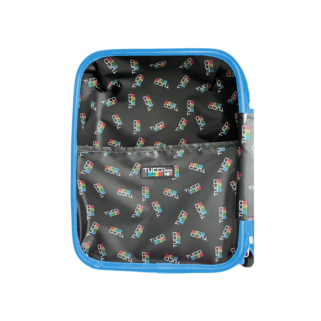 Tucci SPACE-ROBO Hardside Kids 18" Suitcase Kids-Cute Lightweight Kids Luggage with Wheels