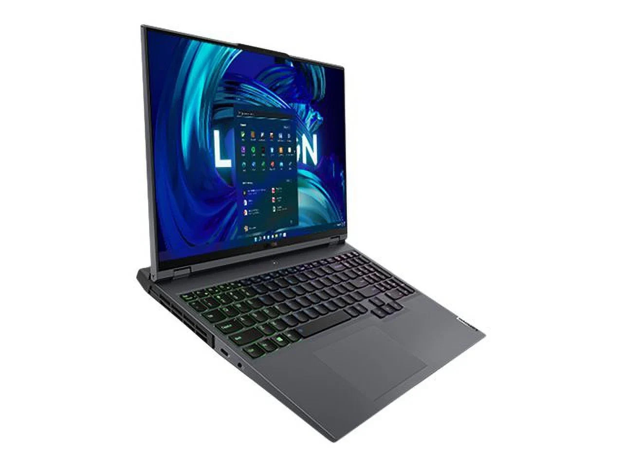 Lenovo Legion 5 Pro 16ITH6H 82JD - Intel Core i7 11800H / 2.3 GHz - Win 10 Pro 64-bit - GF RTX 3070 - 32 GB RAM - 1 TB SSD NVMe x 2 - 16" IPS 2560 x 1600 (WQXGA) @ 165 Hz - Wi-Fi 6 - black (bottom), storm gray (top) - kbd: US - with 1 Year Legion Ul