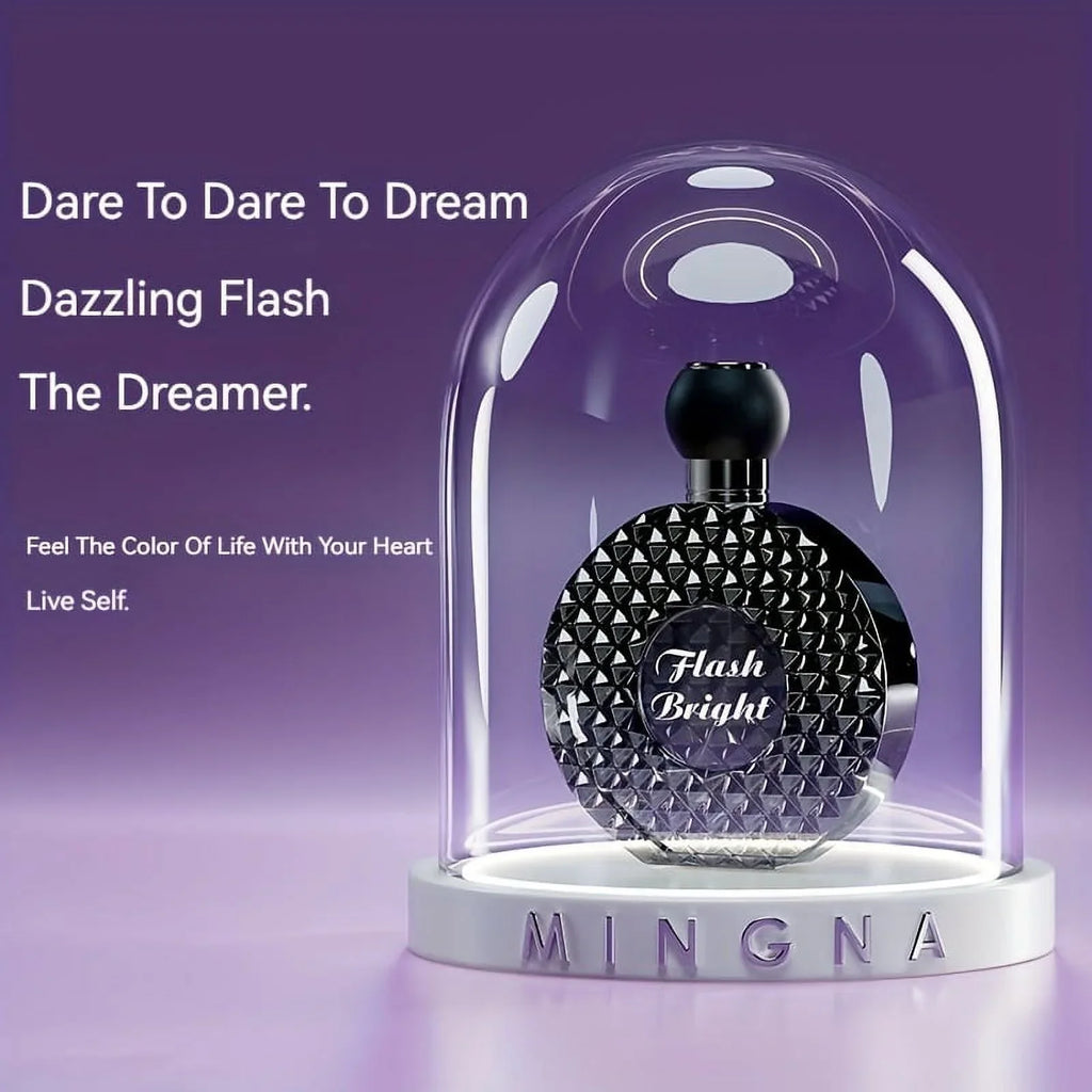 MINGNA Eau De Toilette Spray For Women, Refreshing And Lasting Floral Fruity Scent, Sparkling Diamond-Shaped Perfume, For Dating, Daily, Party Use