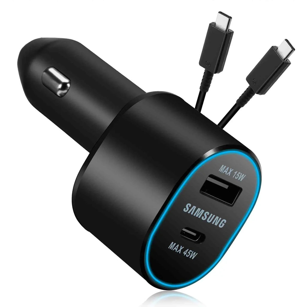 Super Fast Dual Car Charger Usb (45W+15W) Two Ports EP-L5300 Black Lenovo Legion Y700 (2023)