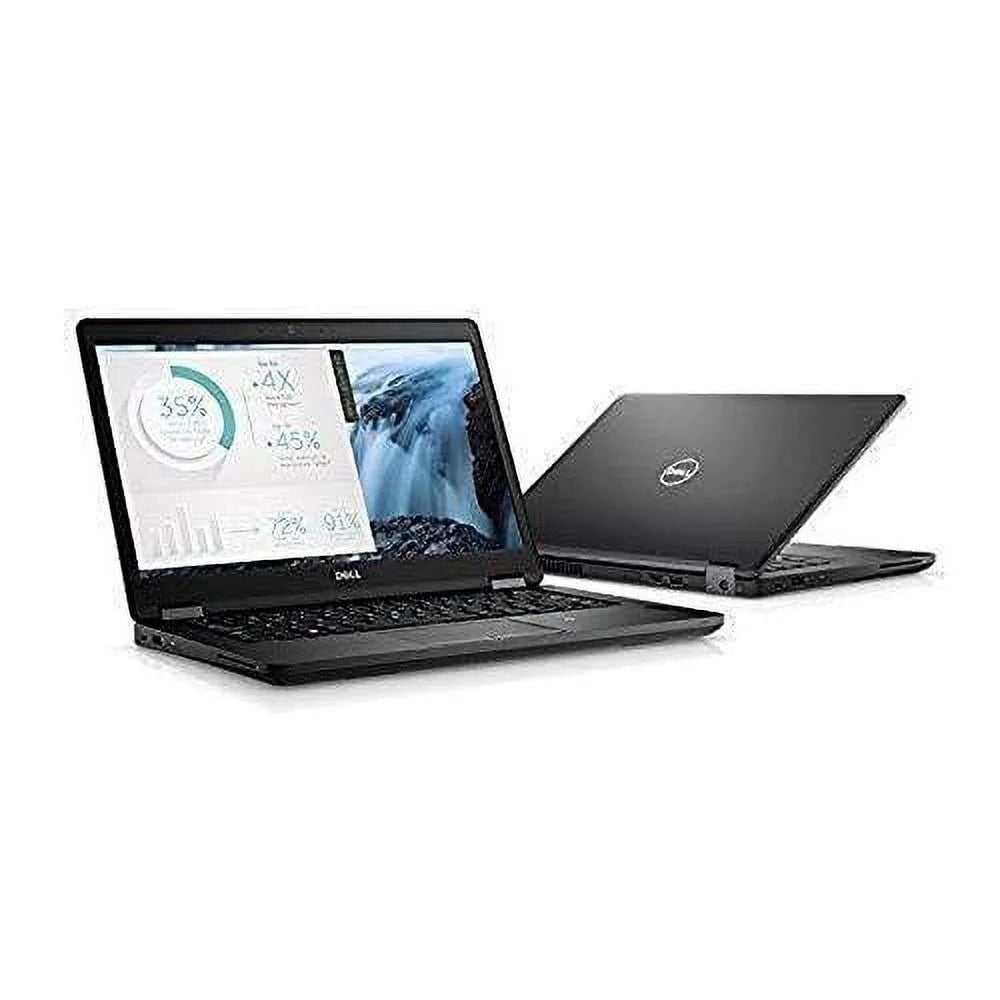 Dell Latitude 5480 Intel Core i5-6300U X2 2.4GHz 8GB 128GB SSD 14", Black (Certified used)