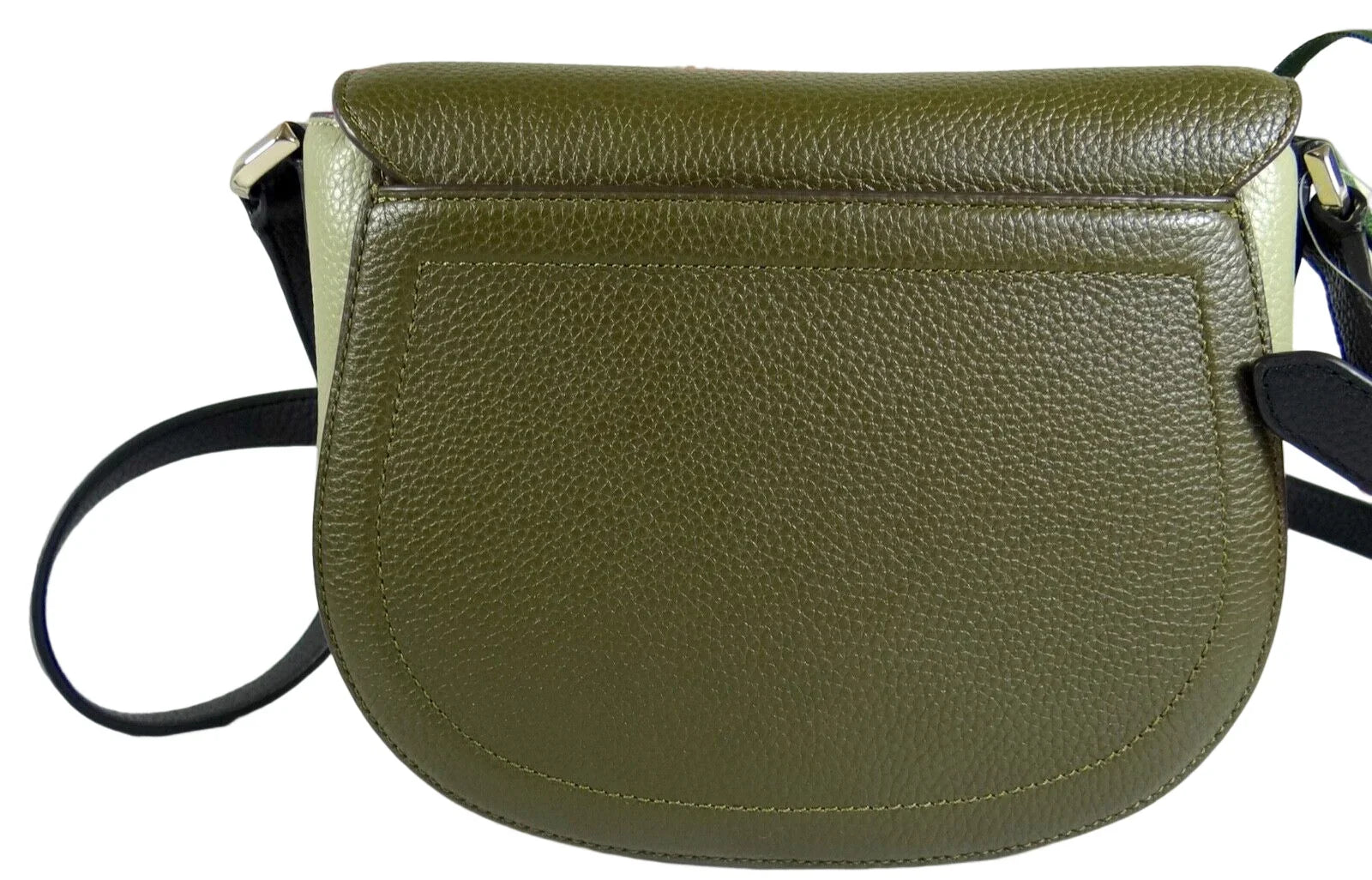 Kate Spade Women's Knott Saddle Pebbled Leather Medium crossbody Bag