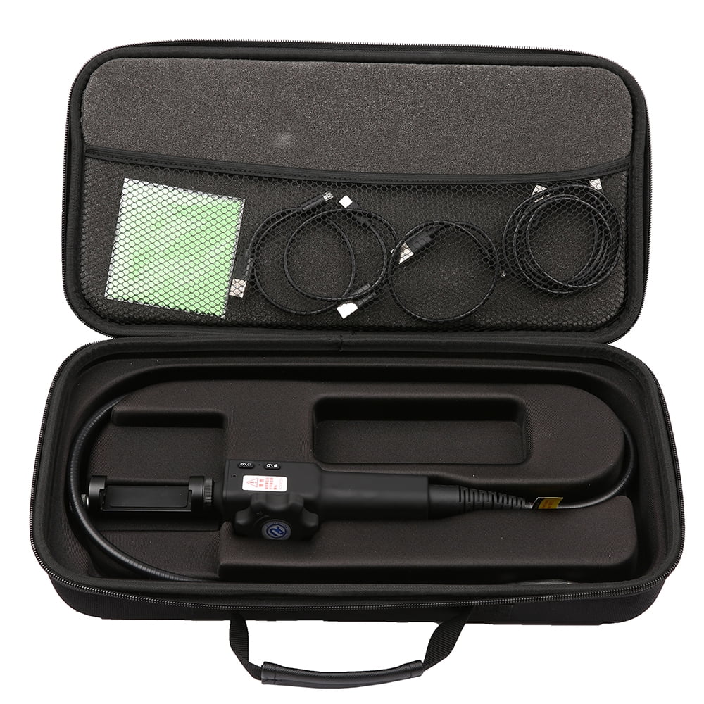 Shinysix Industrial Endoscope, 6.3-inch Screen 8.5mm Lens Manual Steerable Tube 8.5mm With Video Manual Steerable 1m 3.5-inch To 6.3-inch Lens Capture Videos Steerable Qisuo Siuke Nebublu