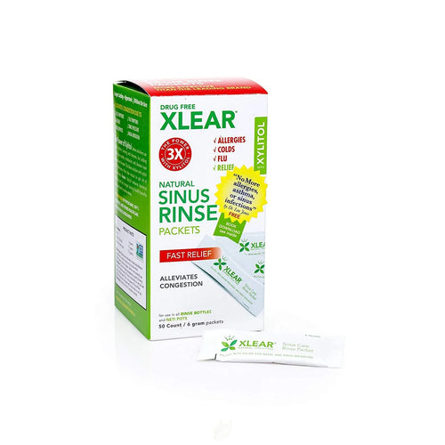 (2 Pack) Xlear Sinus Neti Refill Solution (NetiXlear 6 g packets) 50 Ct