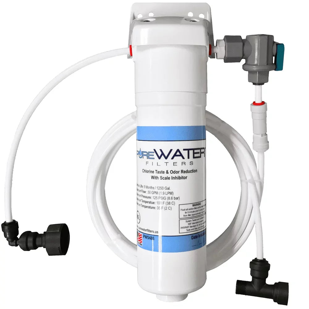 Keurig KQ8A Water Filter System Direct Water Line Plumb Kit Hookup For Models B150P, K150P, K155P, K2500, K3000, K3000SE, B3000, B3000SE, K3500, K4000