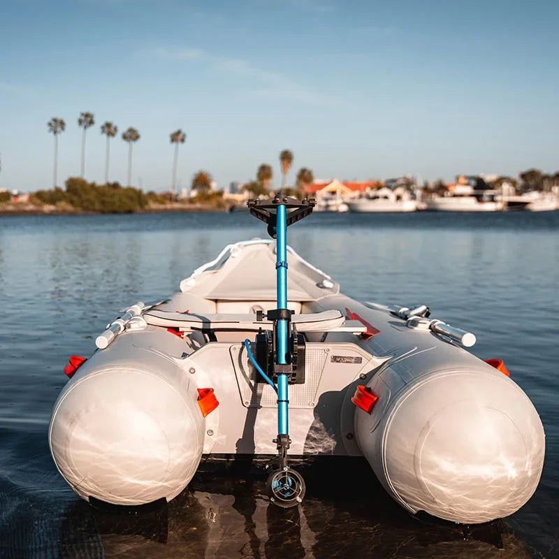 Bixpy K-1 Outboard Kit with SUN80 Solar Panel - Electric Marine Trolling Motor with 378 Wh Battery,Perfect Kayak, Inflatable Watercraft, Paddle Boards