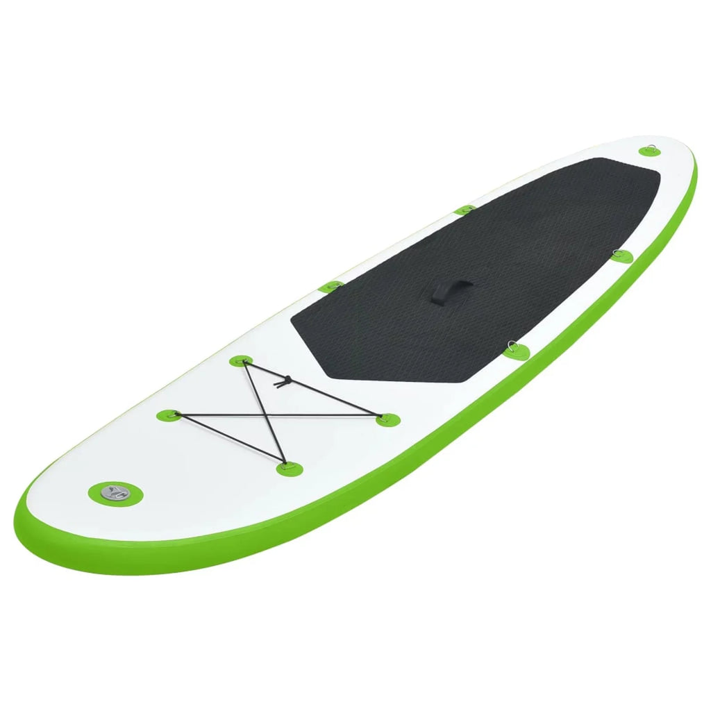 Dcenta Inflatable Paddle Board Set Beach Surfing Board with Oar, Fin, Hand Pump, Kit and Carrying Bag Surfboard Adults