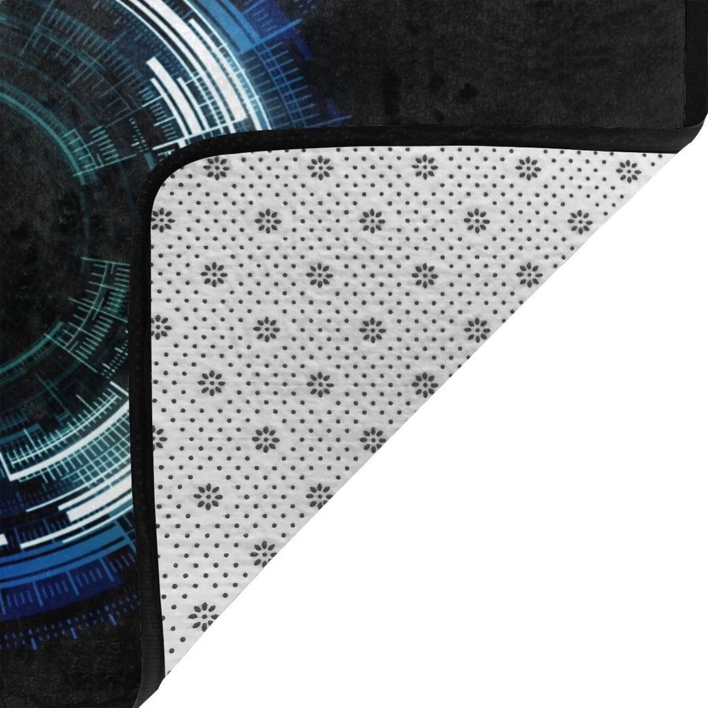 Future Electricity Rugs Doormat, Non-Slip Absorbent Door Mat Front Back Doormat Entryway Rugs, 36"x24"