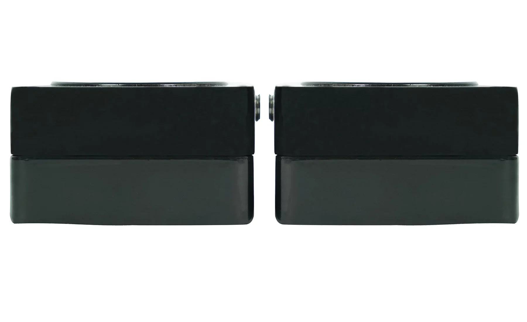 2) Rockville MAC525B 5.25" 360° Swivel Black Aluminum Surface Mount Speaker Pods