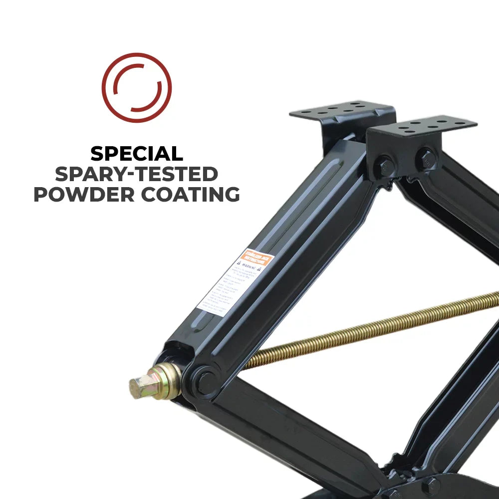 Bastion Distribution Two New 24" Scissor Jacks | 5000lb Capacity | 4-24” Adjustable Height | Top-notch For Stabilizing Trailers, Campers & More | BJ-5000MSJ24