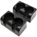 Red Hound Auto 2 with Chevy GMC Colorado Canyon 2004-2012 Bench Seat Black Cup Drink Holder Drink Beverage Replaces 19256630