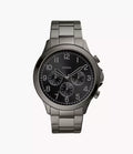 FOSSIL BQ2539 YORKE SMOKE GUNMETAL GREY CHRONOGRAPH MEN'S WATCH