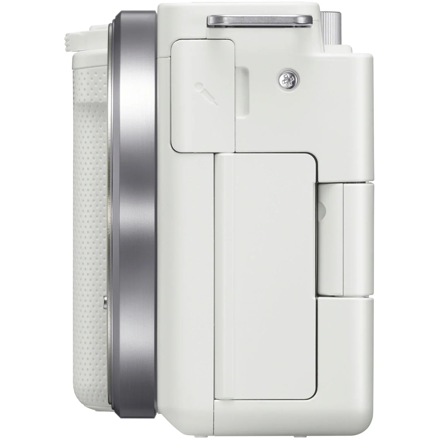 Sony ZV-E10 Mirrorless Alpha APS-C Interchangeable Lens Vlog Camera (Body, White) ILCZV-E10/W Bundle with Deco Gear Photography Case + Extra Battery + Photo Video Software & Accessories Kit