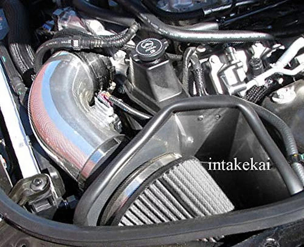 2009 2010 2011 2012 2013 2014 2015 CADILLAC CTS-V 6.2L SC V8 ENGINE AIR INTAKE KIT SYSTEMS (BLACK WITH SILVER FILTER)