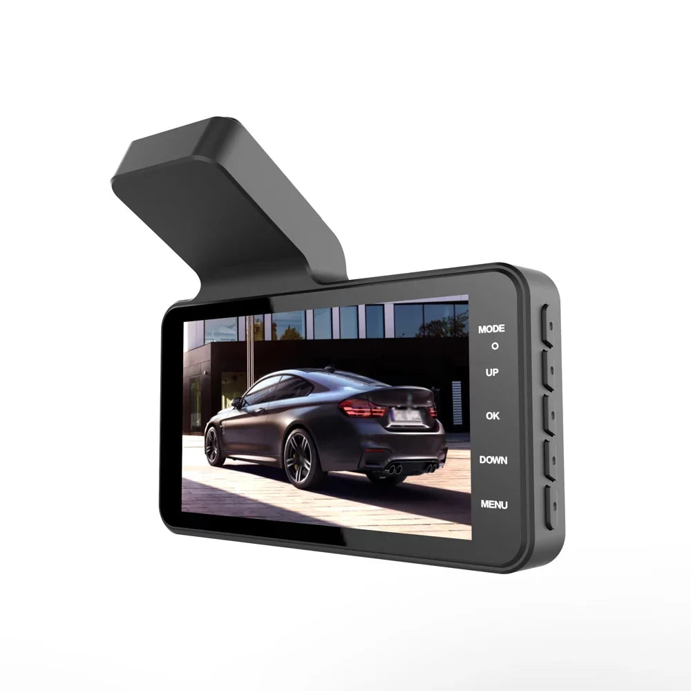 Eccomum 1080P DVR Dash Camera 4 Inch Car Dashcam Driving Recorder 170° Wide Angle with Touchscreen Support Night-Vision Loop Recording Motion Detection Reversing Picture