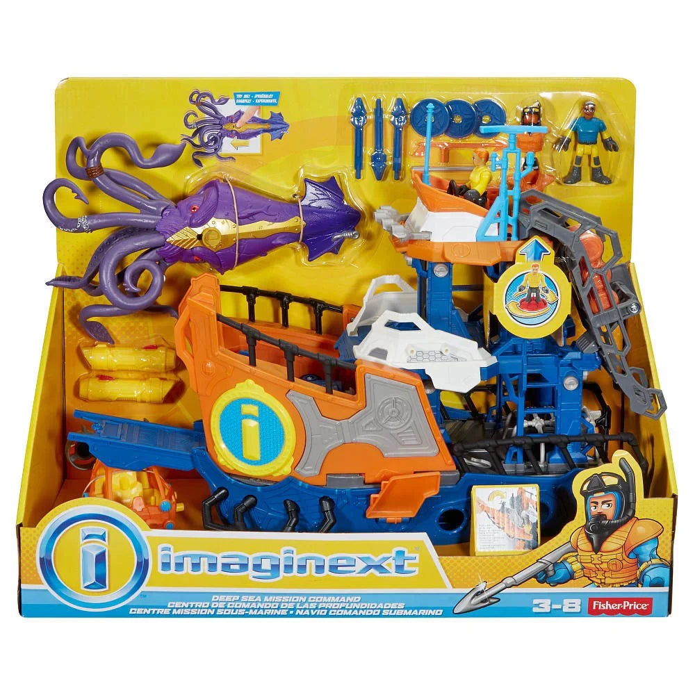 Imaginext Deep Sea Mission Command Vessel DFX93