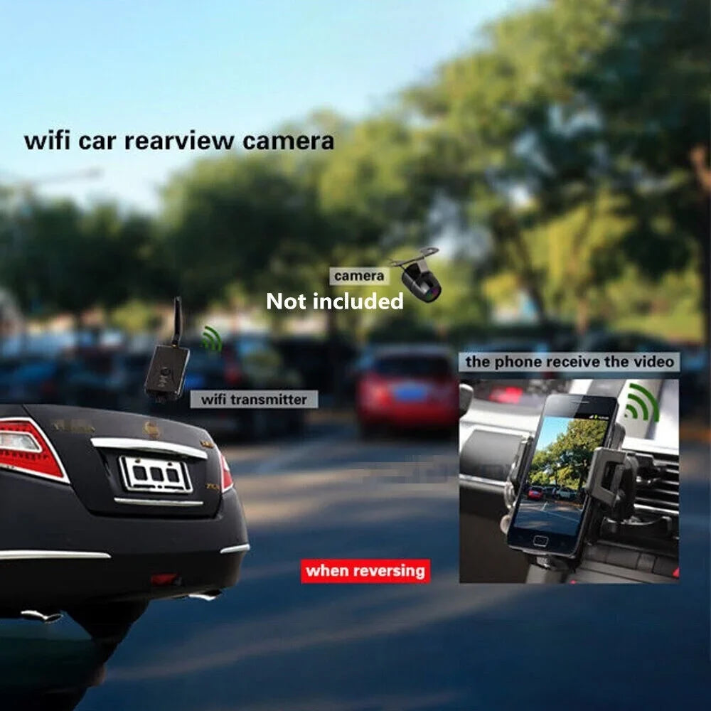 Easy Wireless Car Reversing Camera AV to Wifi Transmitter Module - Stable Signal, 50m Range - Optimal Rear View Camera