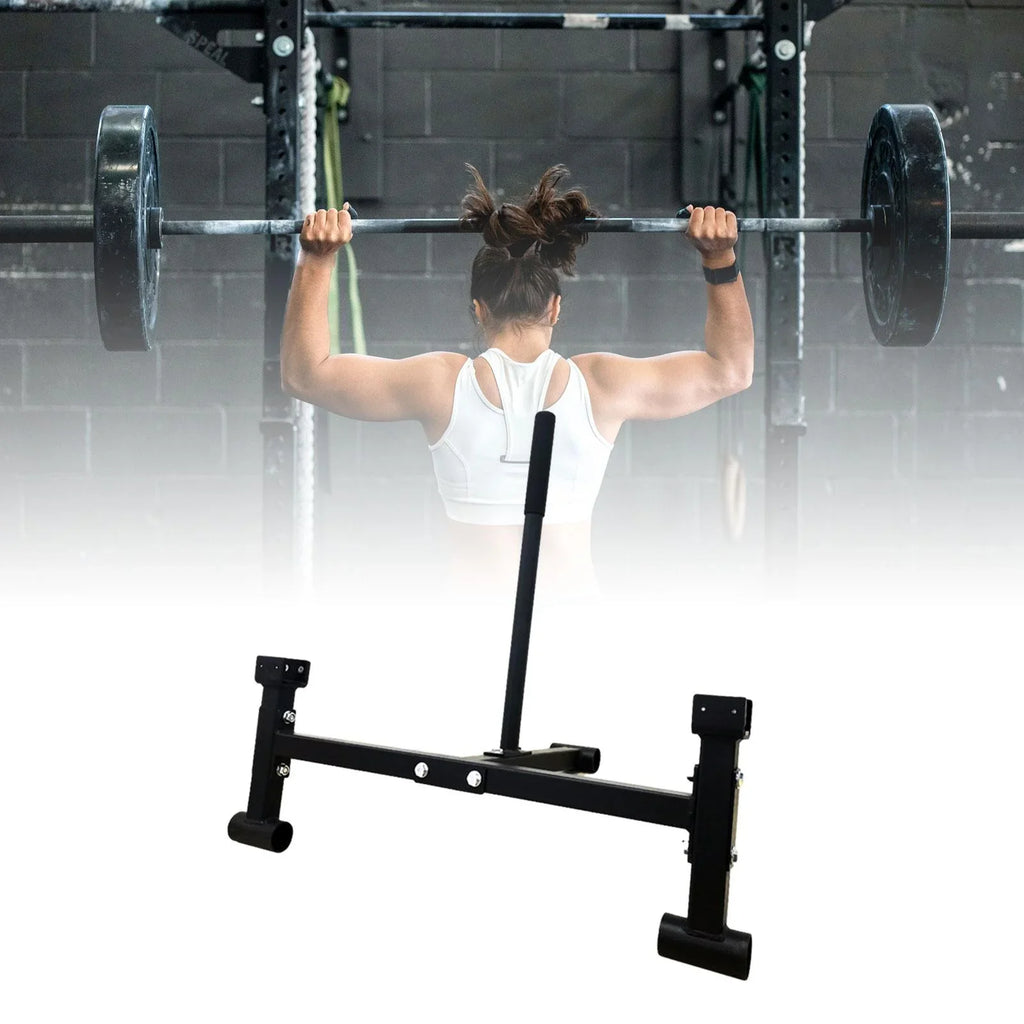 Tnarru Deadlift Barbell Stand Compact Gym Equipment Workout Sport Weight Plates