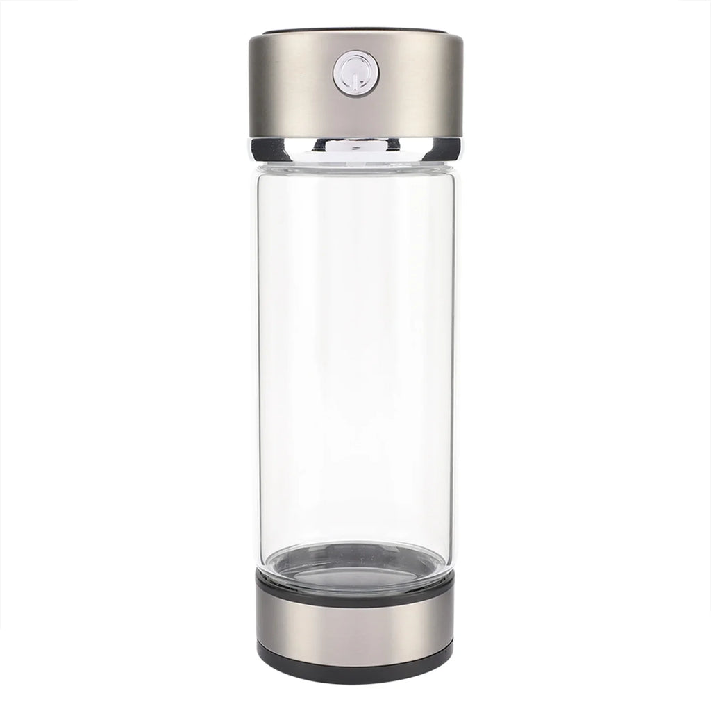 Dekaim Hydrogen Bottle, USB Charging Rich Hydrogen Water Purifier Filter Glass Bottle Portable Lonizer Cup