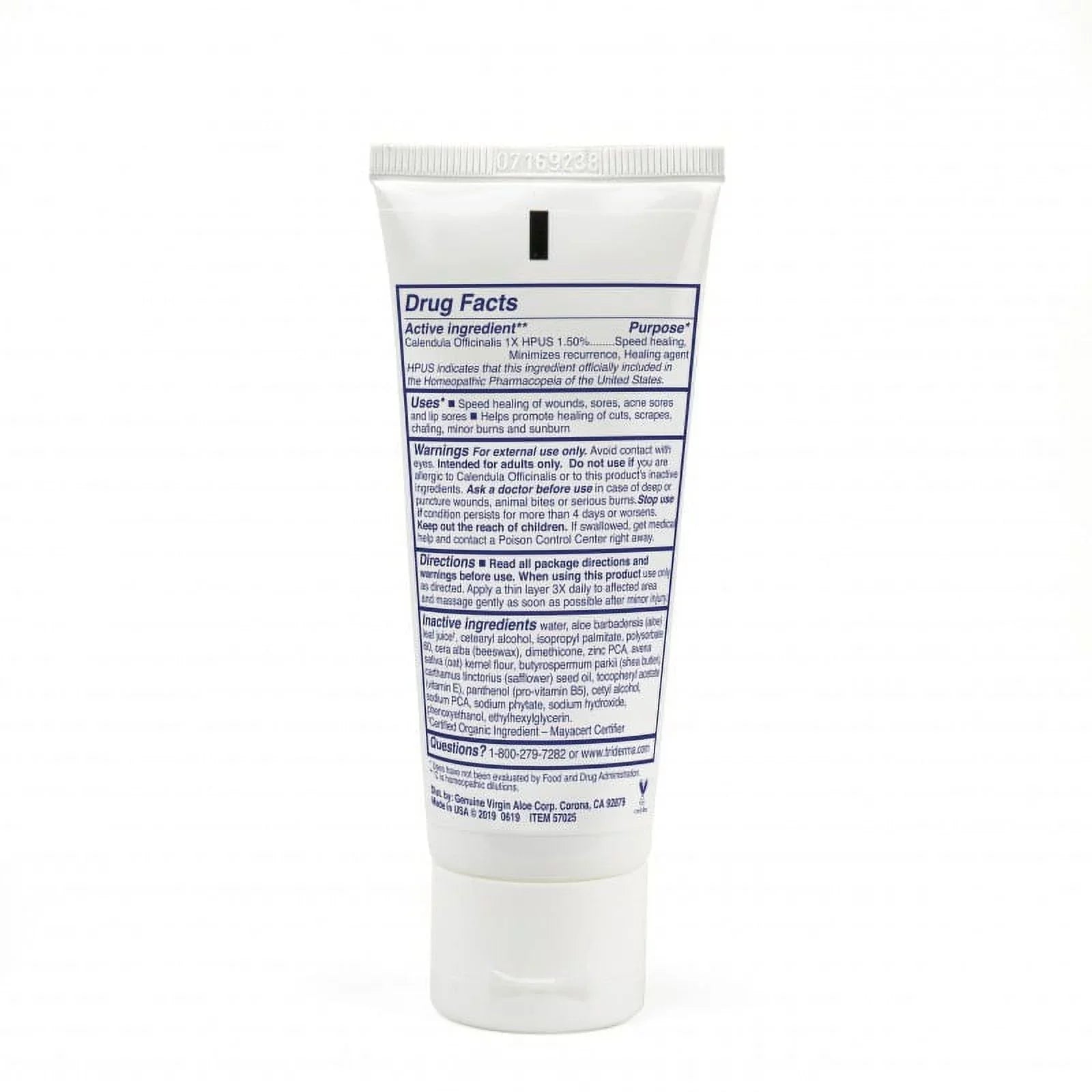 TriDerma Ulcer Defense Healing Cream 2.2 oz. - 57025 [2 packs ]