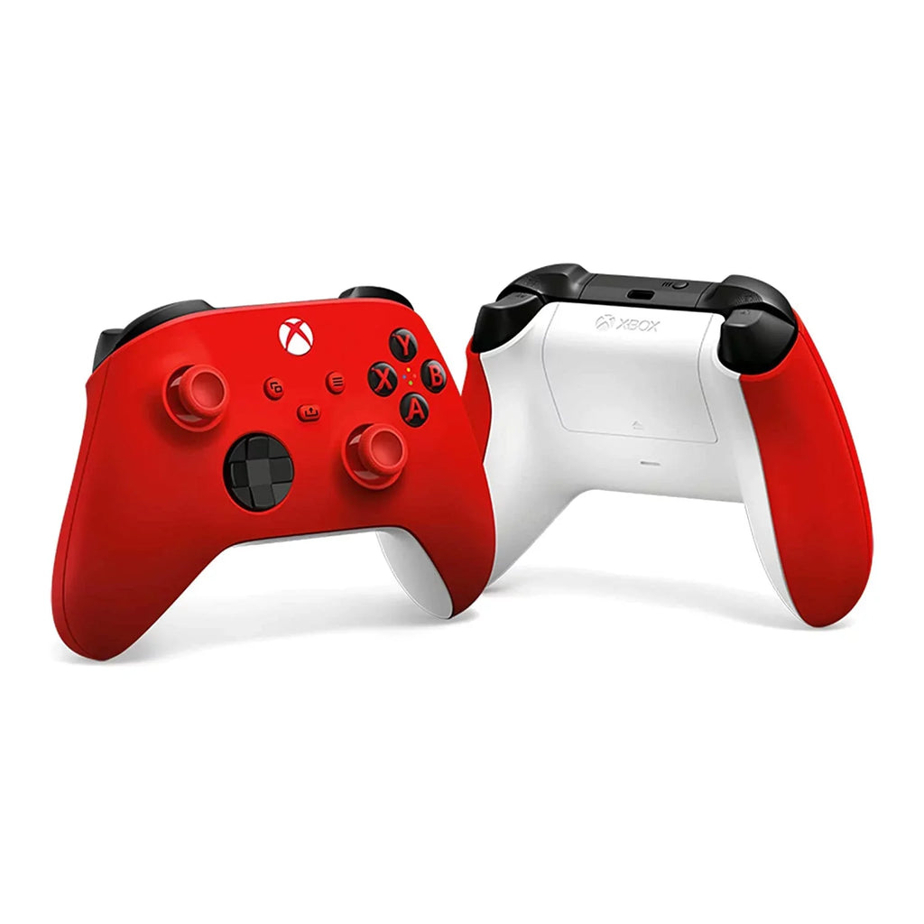 Microsoft Xbox Series S 512GB Digital Console with Extra Wireless Controller - Pulse Red - Surge 12 Piece Accessory Kit and CHARGEDOCK Dual Charge Base with Microfiber Cleaning Cloth