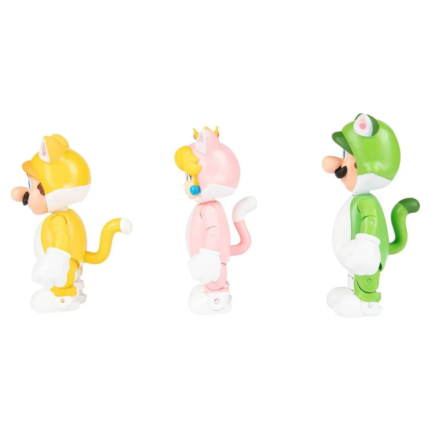 Super Mario 3D World Multi Pack Browsers Fury Toy Cat Mario Peach Luigi Figure