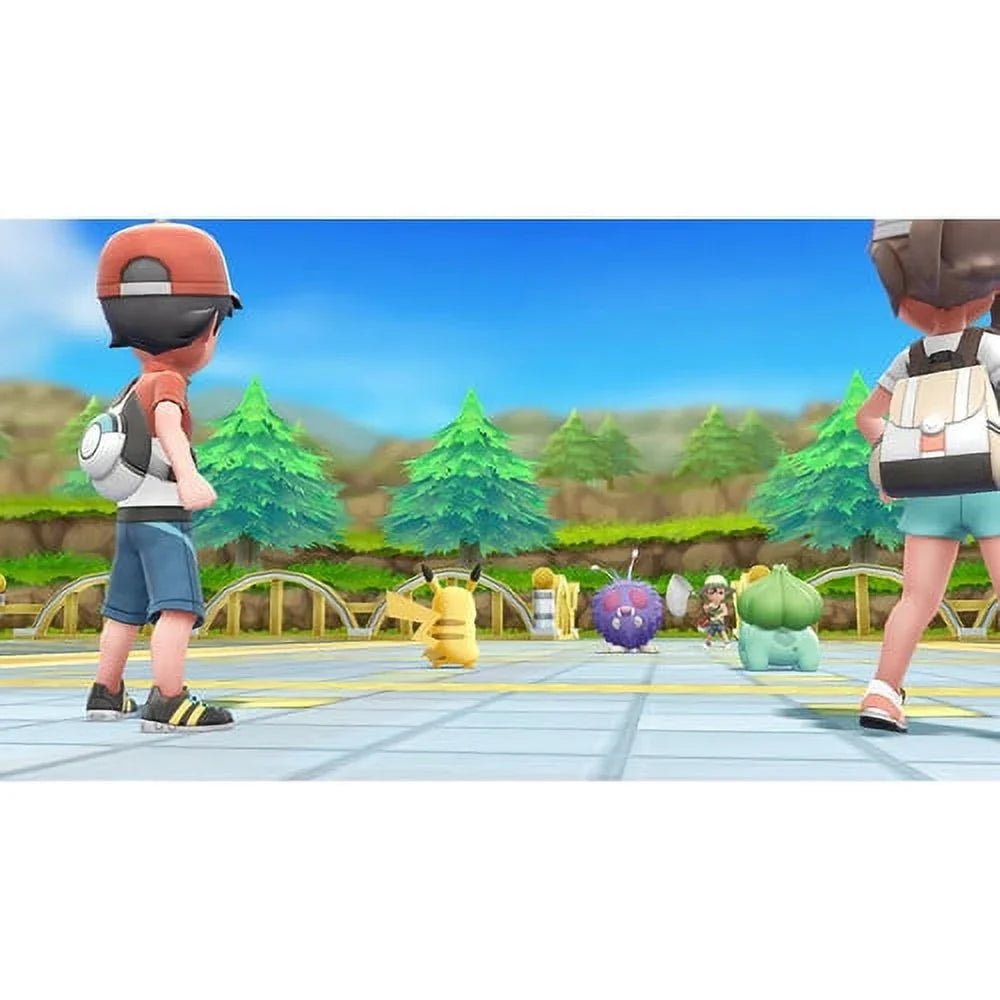 Nintendo Switch Lite Dialga and Palkia Edition with Pokemon: Let's Go, Pikachu