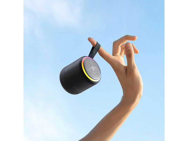 Refurbished Soundcore B3127Z11 Mini 3 Pro Portable Bluetooth Speaker 2-Pack Black 15H Playtime IPX7 Waterproof