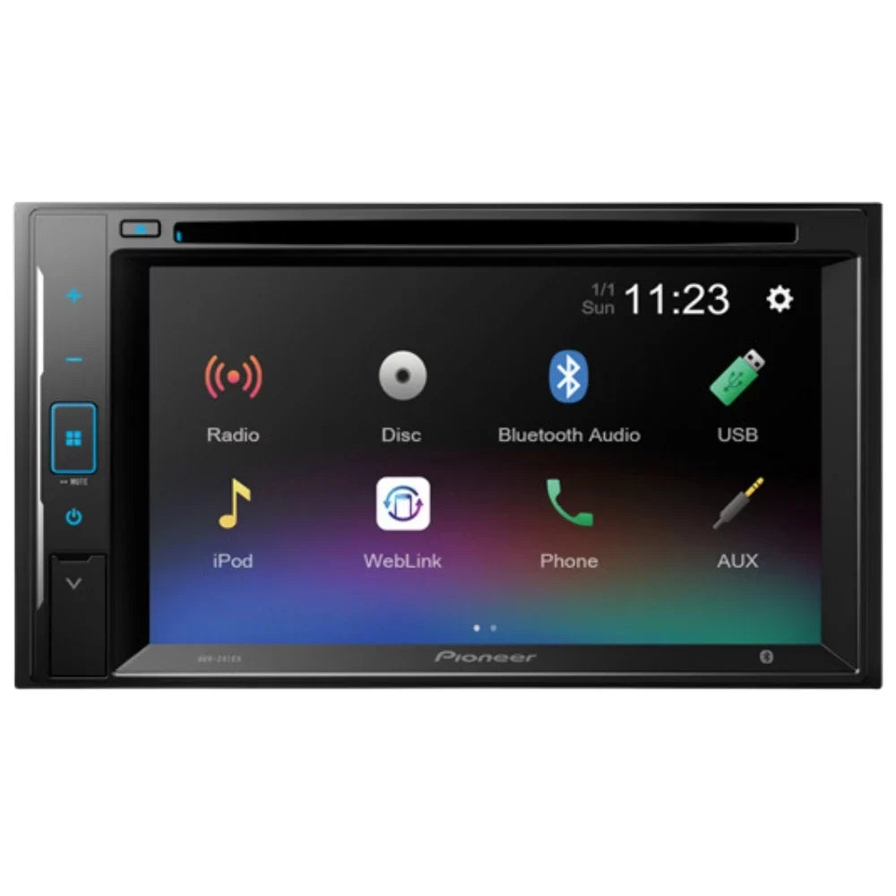 KIT4768 Bundle 2007-2009 Chevrolet Equinox W/ Pioneer AVH-241EX Double DIN Car Stereo with Bluetooth/Backup Camera/Installation Kit/in-Dash DVD/CD AM/FM 6.2" Touchscreen Digital Media Receiver