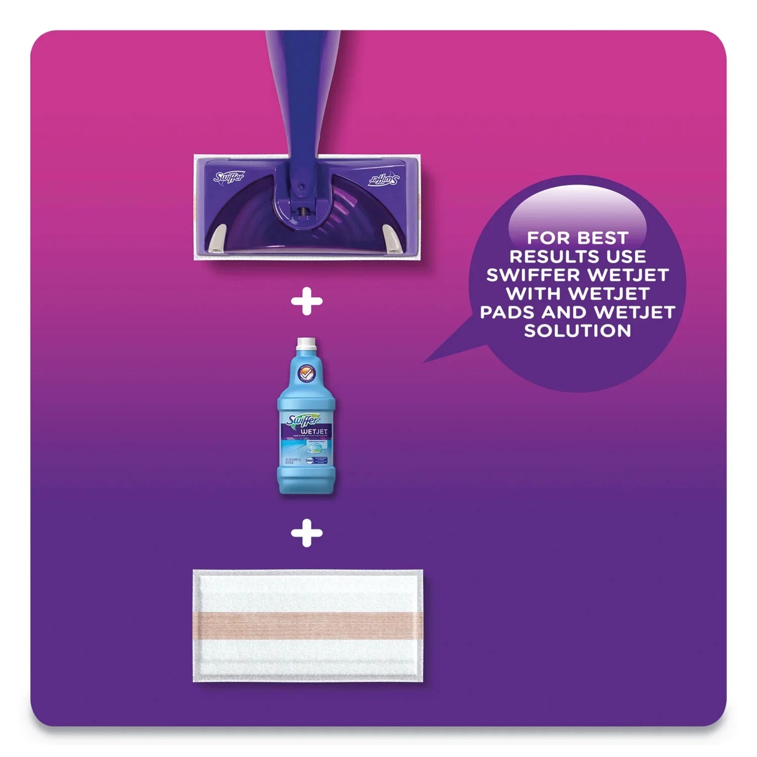 Swiffer WetJet 42 oz. Multi-Purpose Floor Cleaner Refill with Open Window Fresh Scent, 4 Pack