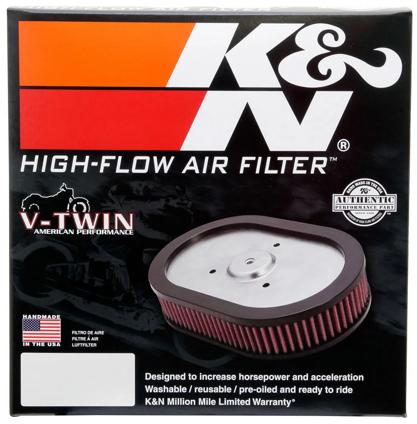 K&N E-3040 High Permance Replacement Air Filter