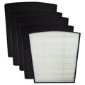 Filter-Monster - H-HF800-VP Replacement HEPA/ Pre-Filter Value Pack Hunter HP800 Air Purifier Series - 4 Pre-Filters and 1 True HEPA Filter
