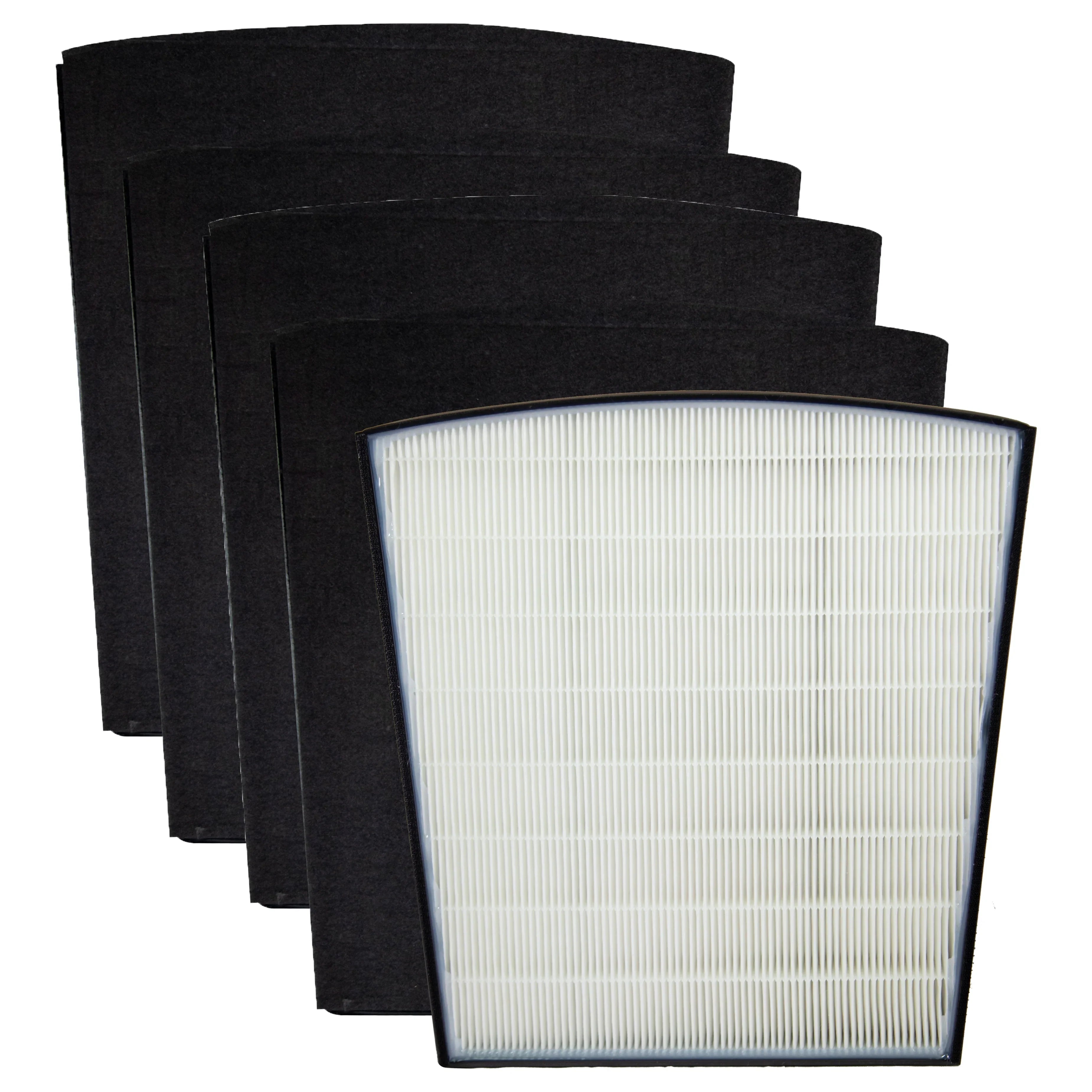 Filter-Monster - H-HF800-VP Replacement HEPA/ Pre-Filter Value Pack Hunter HP800 Air Purifier Series - 4 Pre-Filters and 1 True HEPA Filter