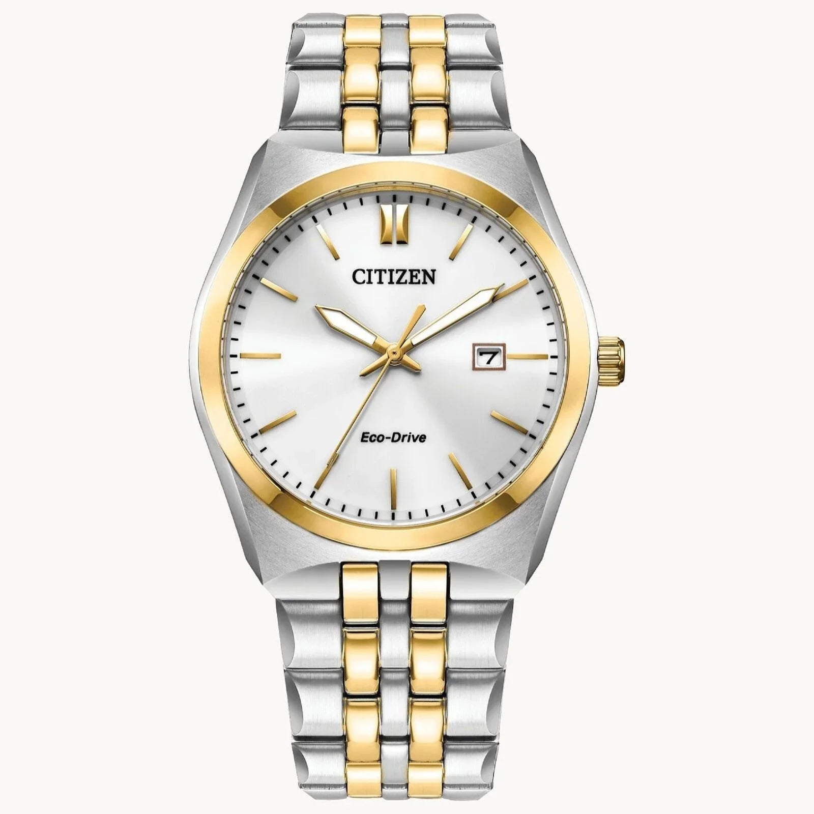Citizen Corso White Dial Two-tone Men's Watch BM7334-58B