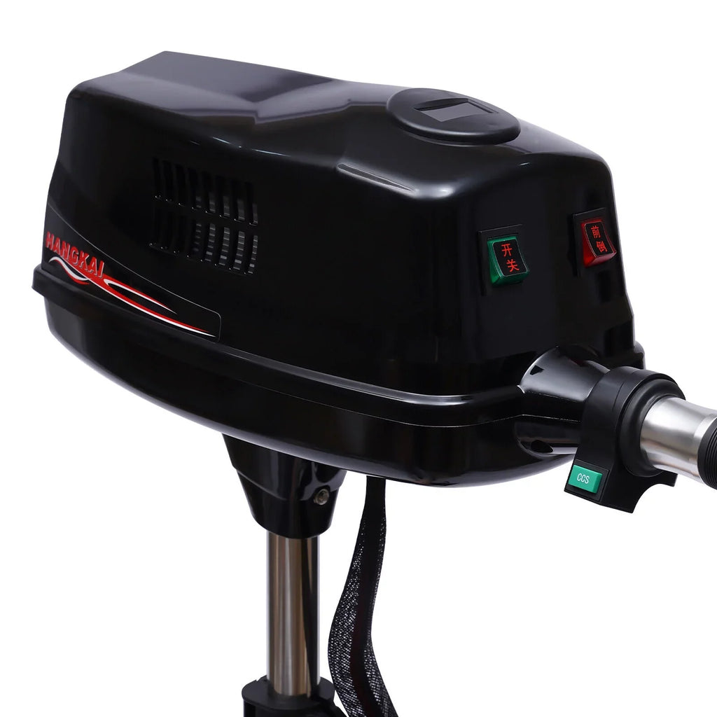 Miumaeov 10HP Electric Outboard Engine 60V 2200W Brushless Trolling Motor Jet Pump Propeller Fishing Vessel Engine Small Water Vehicles Inflatable Watercraft Canoes Aluminum Fishing Ship